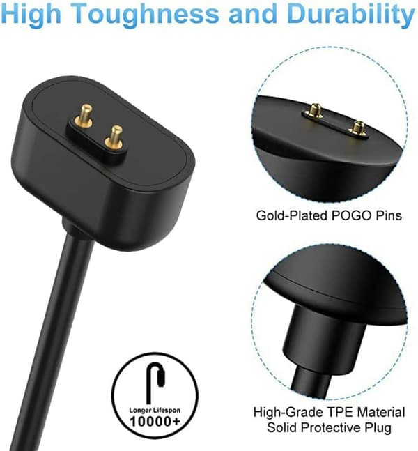 Oplader til Amazfit Band 7 100 cm 2 remme