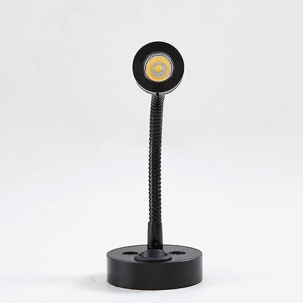 3w Svanehals Led Leselampe Soverom Stue Barnerom Studerom Silver