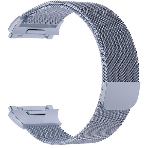 Til Fitbit Ionic Milanese urbånd, lille størrelse: 20,6 x 2,2 cm Space Gray
