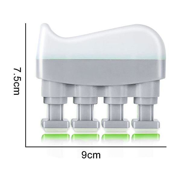 Handtränare greppstyrketräningsset, fingertränare underarmstränare Off-white