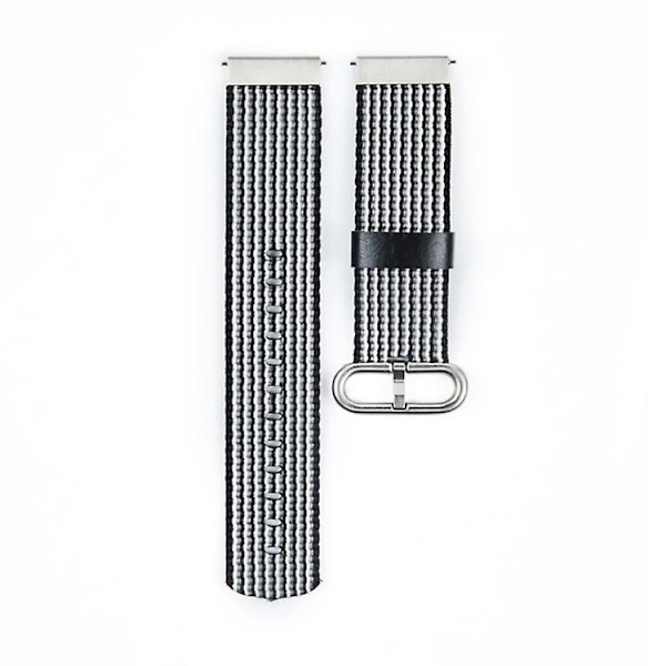 For Garmin Vivoactive 3 Nylon klokkerem med spenne Black