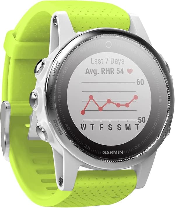 Erstatningsrem for Fenix ​​5s Plus/fenix 6s Pro/fenix 7s/d2 Delta S Smartwatch (sølvspenne-mørkeblå) Green