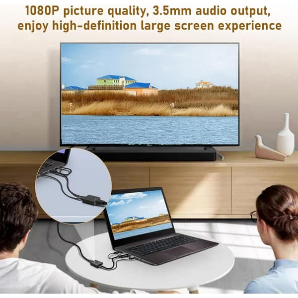 VGA–HDMI-sovitin, HD 1080P ääni- ja videomuunnin