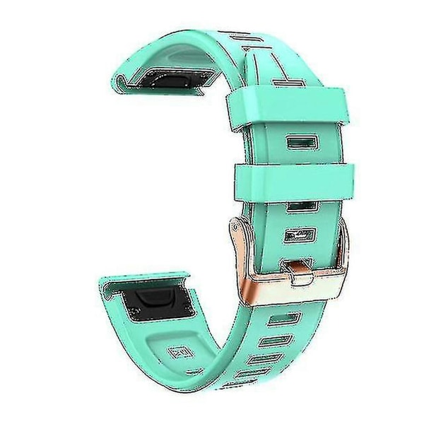 Ersättningsarmband för Garmin Fenix 5s Plus 6s Pro, silikon 20 mm smartklocka Green