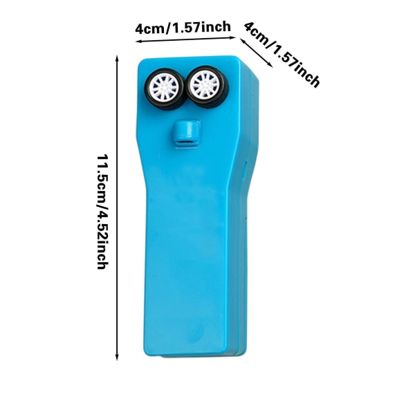 Handhållen Zip String Rope Launcher Thruster Loop Lasso String Shooter Toy blue