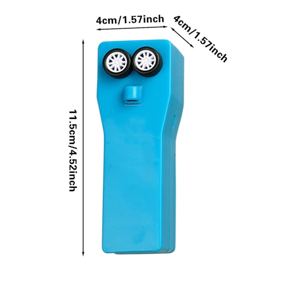 Håndholdt Zip String Rope Launcher Thruster Loop Lasso String Shooter Toy blue