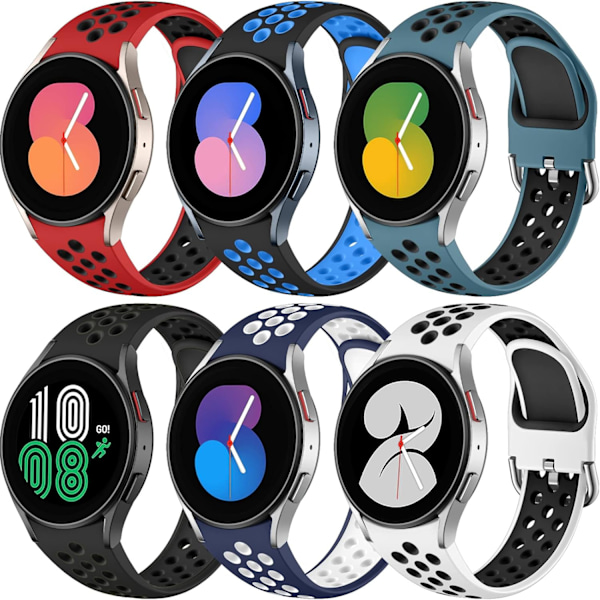 PAKKAUS Ei Väliä -rannekkeita, jotka ovat yhteensopivia vain Galaxy Watch 7/6/5/4 -rannekkeen 40 mm 44 mm / Watch 6 Classic 43 mm 47 mm / Galaxy Watch 5 Pro 45 mm / 4 Classic 42 mm kanssa