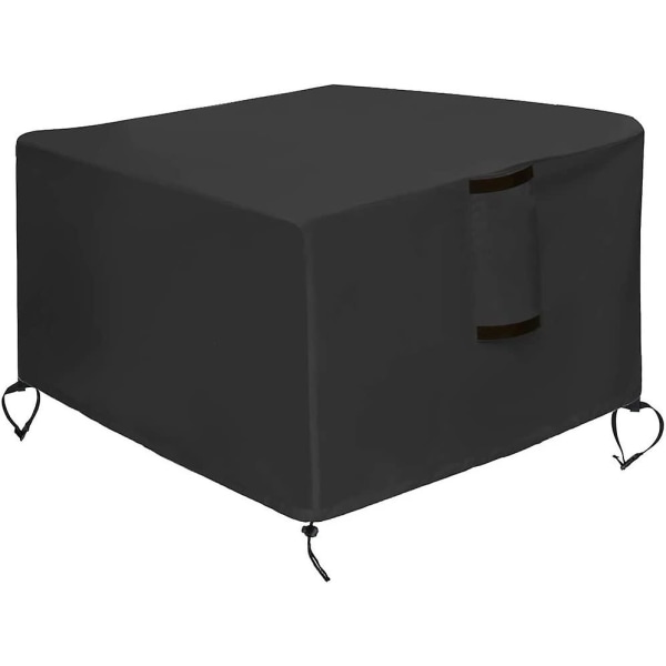 Gass Fire Pit Borddeksel Square - Vanntett vindtett Anti-uv Heavy Duty For Patio Firepit Møbler 40 L x 40 W x 21 H