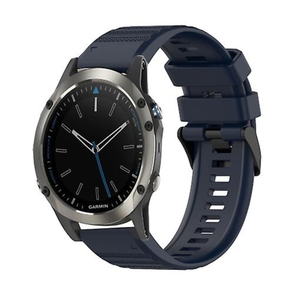 Garmin Quatix 5 22 mm vaakasuora rakenne watch ranneke irrotustyökalulla Navy Blue
