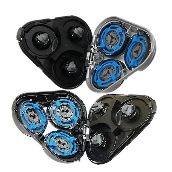 Reservedeler barberhode for S5000 S5370 S5571 S5420 S5140 S5078 S5077 S5050 S5082 Elektrisk blad-svart