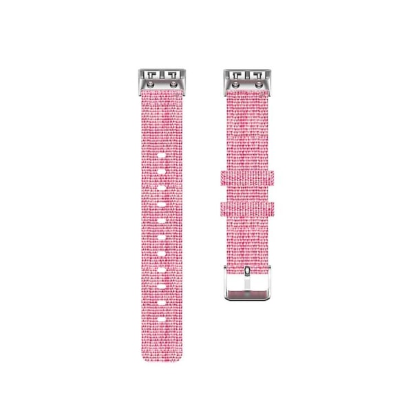 Til Garmin Forerunner 35 / 30 Universal Nylon Canvas Watch Band Pink