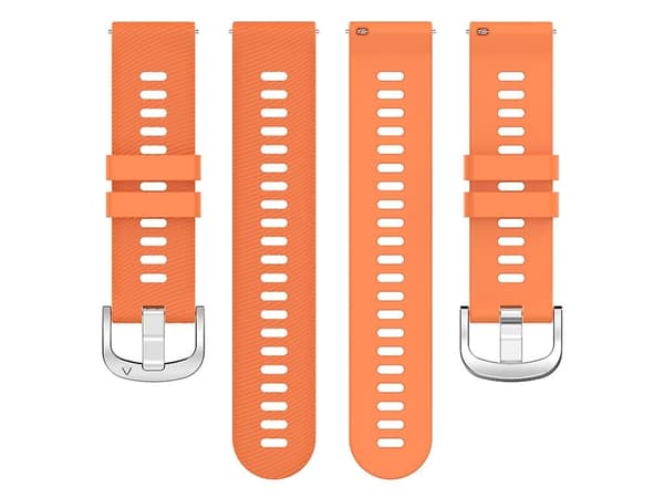 Garmin Forerunner255 22mm oranssi ristikudos silikoniranneke