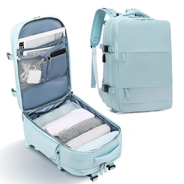 Beste lette reiseryggsekk, uformelle bærbare bag, fotturer utendørs sport spesiell ryggsekk Blue