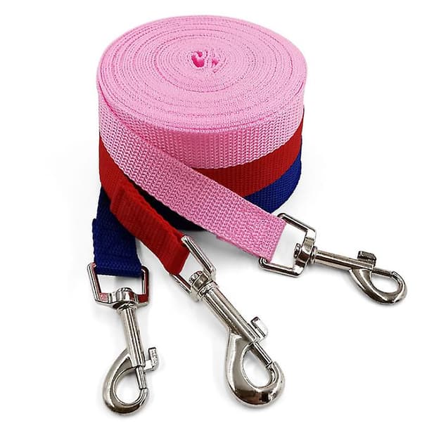 50m hundkoppel, utomhusspårningskoppel för stora hundar red 9m*2cm