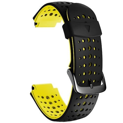 För Garmin Forerunner 220 Tvåfärgs watch Black Yellow