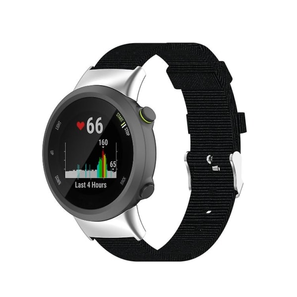 Garmin Forerunner 45 / 45s / Swim 2 Universal Nylon Canvas watch Black