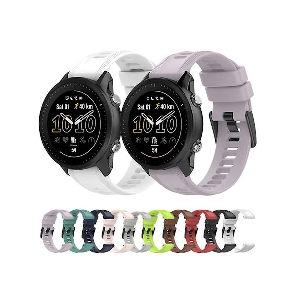 Hihna Garmin Fenix 6 Pro Gps 22Mm Punainen Yksivärinen Silikonihihna