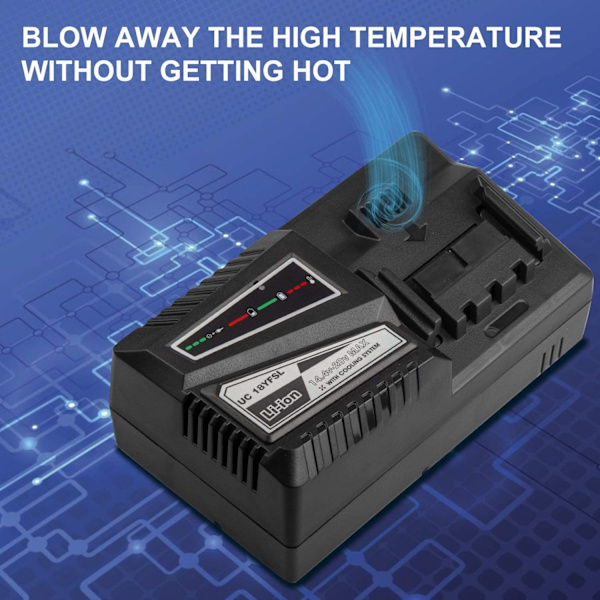 Li-ion batterioplader 14,4v- 18v til Hitachi Bsl1415 Bsl1420 Bsl1440 Bsl1450 EU PLUG