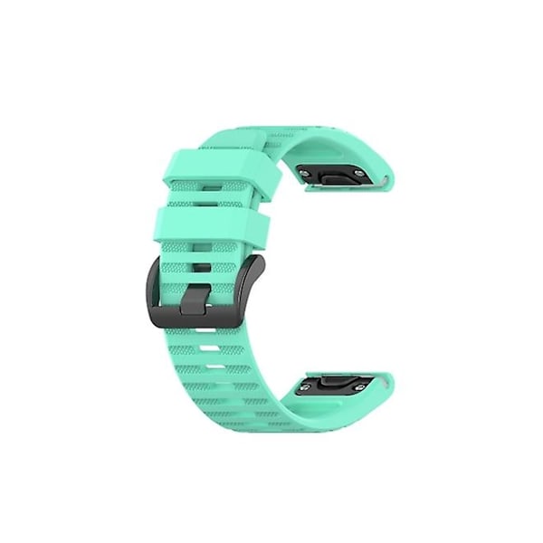 Rem for Garmin Fenix 6X Pro 26 mm Blå Lake Silikonurrem