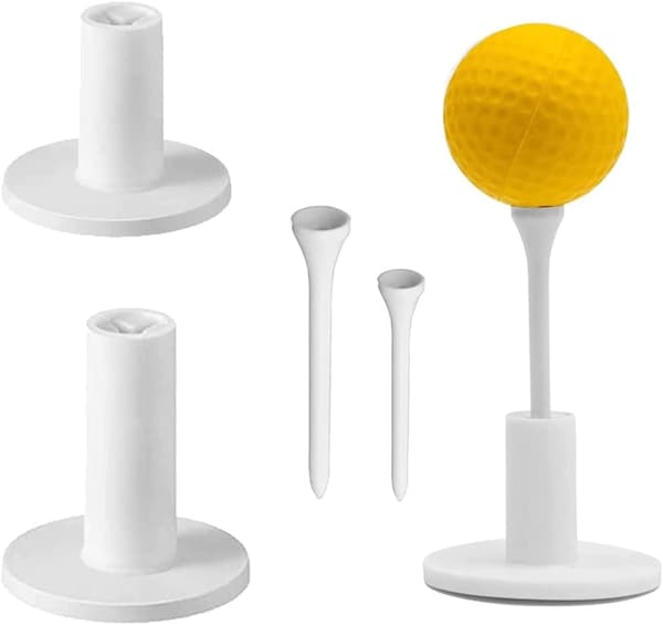 Golf Gummislagtränare Set - Träning Golf Tees för Golfmattor