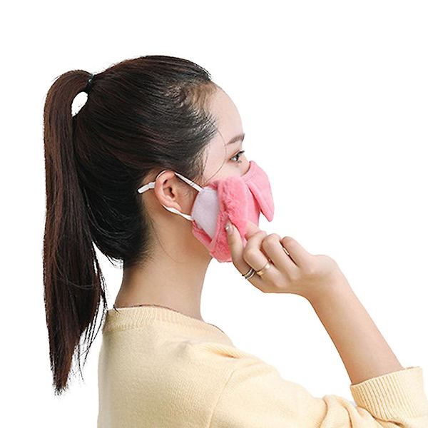 Vinteröronmuff Munskydd Sammet Varma Masker Kvinnlig Ridning Öronvärmare Öronlapp Utomhus Dämpare Öronmuffar Grey