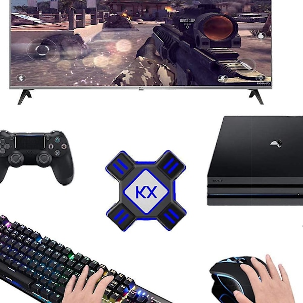 Tastatur- og musekonverteradapterbryter APEX kompatibel med Xbox One Ps4 Kx Gaming