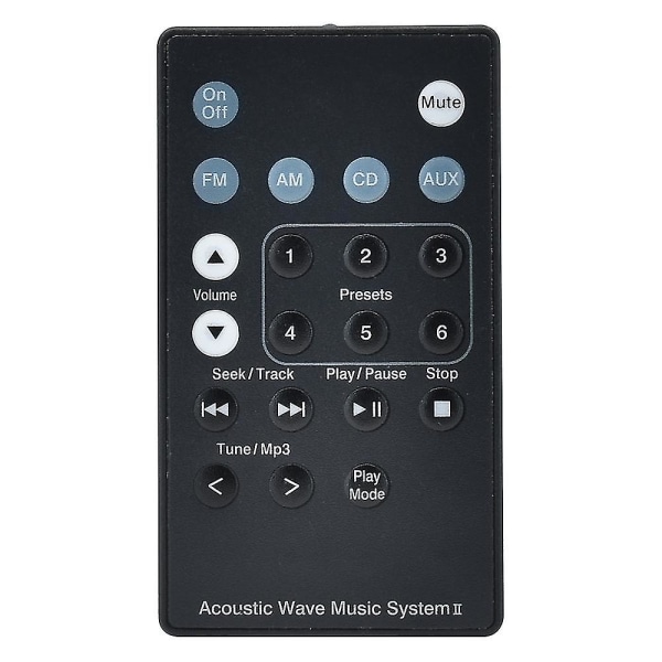 Kaukosäädin, joka sopii Soundtouch Acoustic Wave Music System Ii B5 -monilevysoittimeen