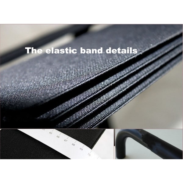 Elastisk bånd til sæde til hængekøje/foldbar stol sort