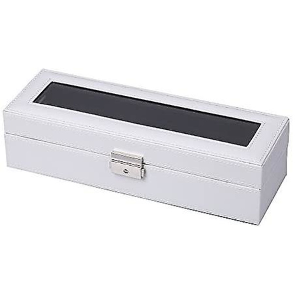 Watch 6-paikkaisella case , puinen keinonahka ja watch