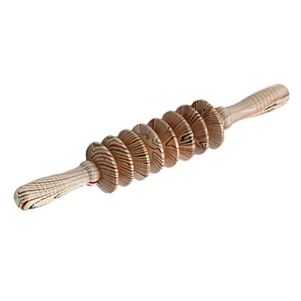 Træhåndholdt Massagevalse Triggerpunkt Muskelafspænding Massager