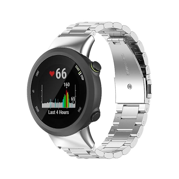 Watch i rostfritt stål för Garmin Forerunner 45 45s Swim 2 Silver