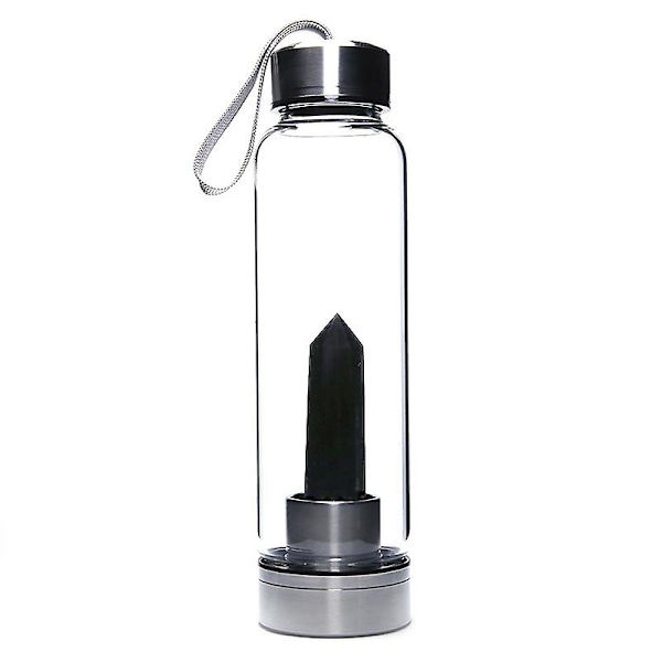 Hexagonal prisma Kristall Energiglas Vattenflaska Stor kapacitet Vattenkopp s1
