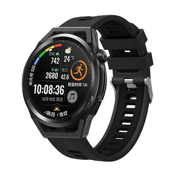 Silikonrem for Huawei Watch GT 3 42mm 1 Black