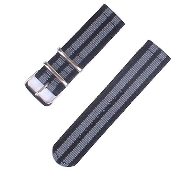 20 mm 22 mm rem för Samsung Watch Galaxy 4/3/46 mm/active 2/gear S3/amazfit Nylon Watchband Armband Huawei Gt/2/2e/3/ pro Band 3 24mm