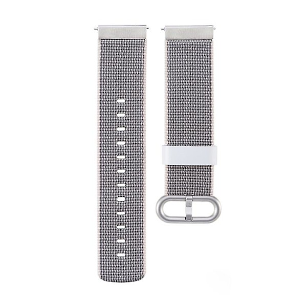 For Garmin Vivoactive 3 Nylon klokkerem med spenne Grey