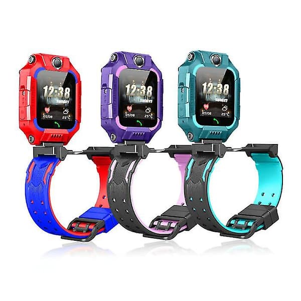 Q19-älykello lapsille, joissa on GPS-seurantalaite Smartband- watch Ips Ios Android Blue Blue