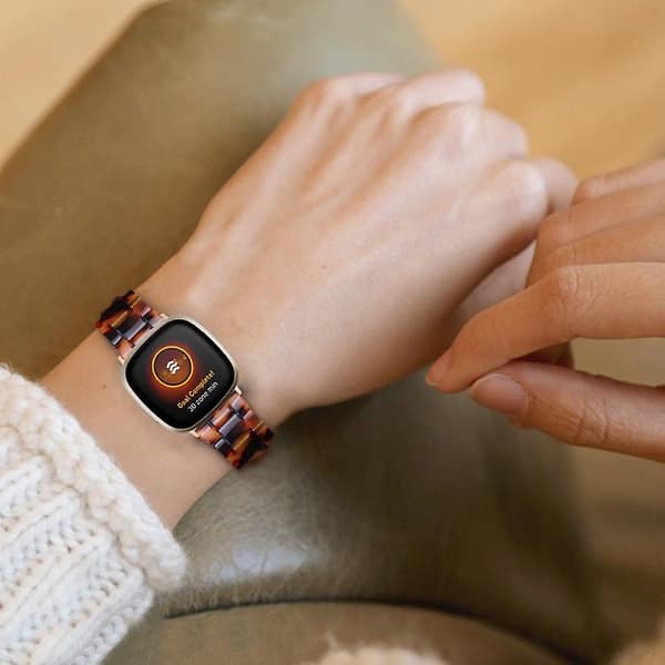 Til Fitbit Versa 3 / Sense Universal Resin Watch Band Hawksbill