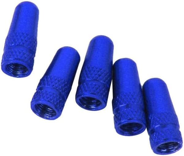 5 sykkelventilhetter (aluminium)