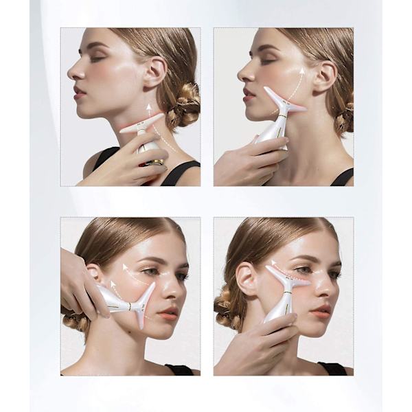 Face Massager Anti Wrinkles, 45 5 Heat & 3 Hierontatila, High Frequency Vibratiobn Facial Machine Ihon kiinteyttämiseen Lift, Ihonhoitotyökalut Lahja, Rech