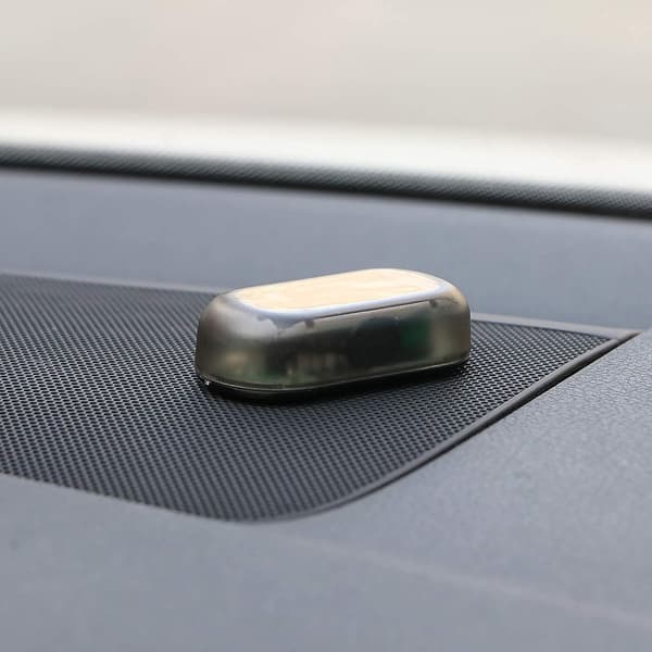 Solcelled Bilalarm LED Lys - Simuleret Sikkerhedssystem Advarsel