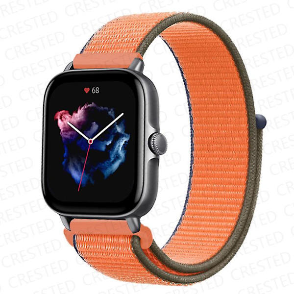20 mm 22 mm watch för Amazfit Gts/2/2e/4/3/mini Gtr 4/2/3/ pro 47 mm Stratos 3 nylon Pulseira Correa Amazfit bipsband Kumquat 62 22mm