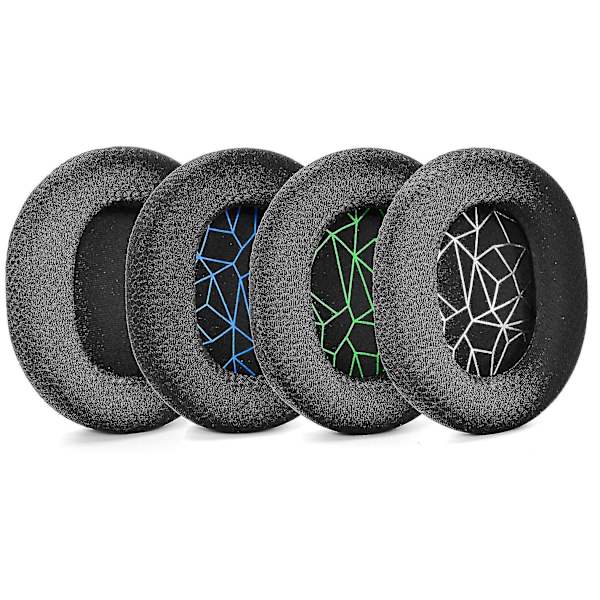 Erstatningsøreputer for Steelseries Arctis 9 / Arctis 7 / Arctis 5 / Arctis 3/ Steelseries Arctis Pro Black White