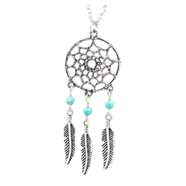 Bohemian Tassel Feather Wing Lang Halskæde #2