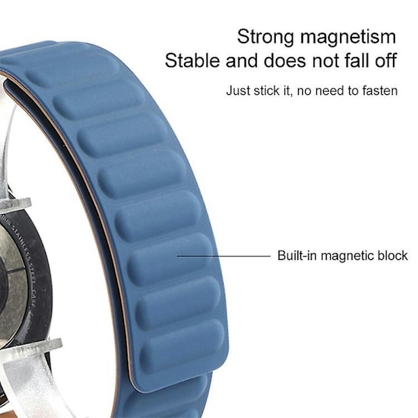 Silikone Magnetisk Rem Til Huawei GT 3 42mm Gray