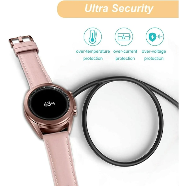 Oplader til Samsung Galaxy Watch 4/4Classic/3/Active 2/Active