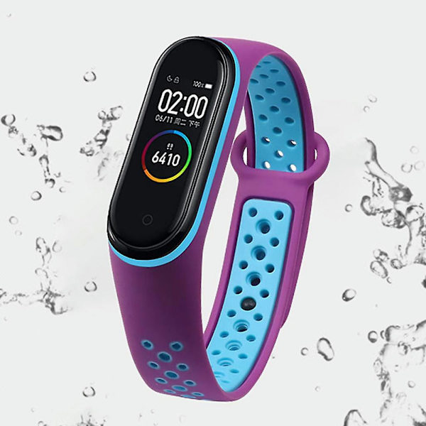 Färgglad rem ersättning för Mi Xiaomi 3 / 4 armband Smartwatch G