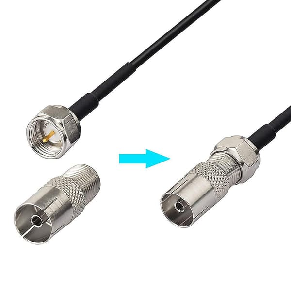 UHF/VHF HDTV-antenn med dubbel frekvens