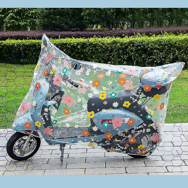 Regntæt dæksel til motorcykel scooter Tykker dæksel Protector Sleeve Shelter Little dinosaur L