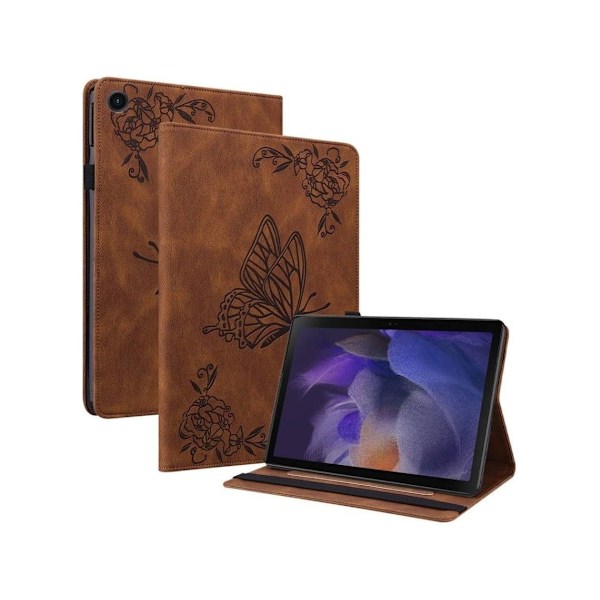 Fjärilstavla (Samsung Galaxy Tab A7 Lite 8.7 Brun)