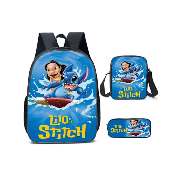 Stitch Tredelt Elev Rygsæk33